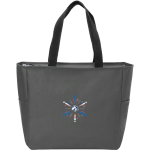 Grand Traverse Academy Mustangs <span class="pdp-name-mascot">Grand Traverse Academy Mustangs</span> Port Authority Essential Zip Tote Front Thumbnail