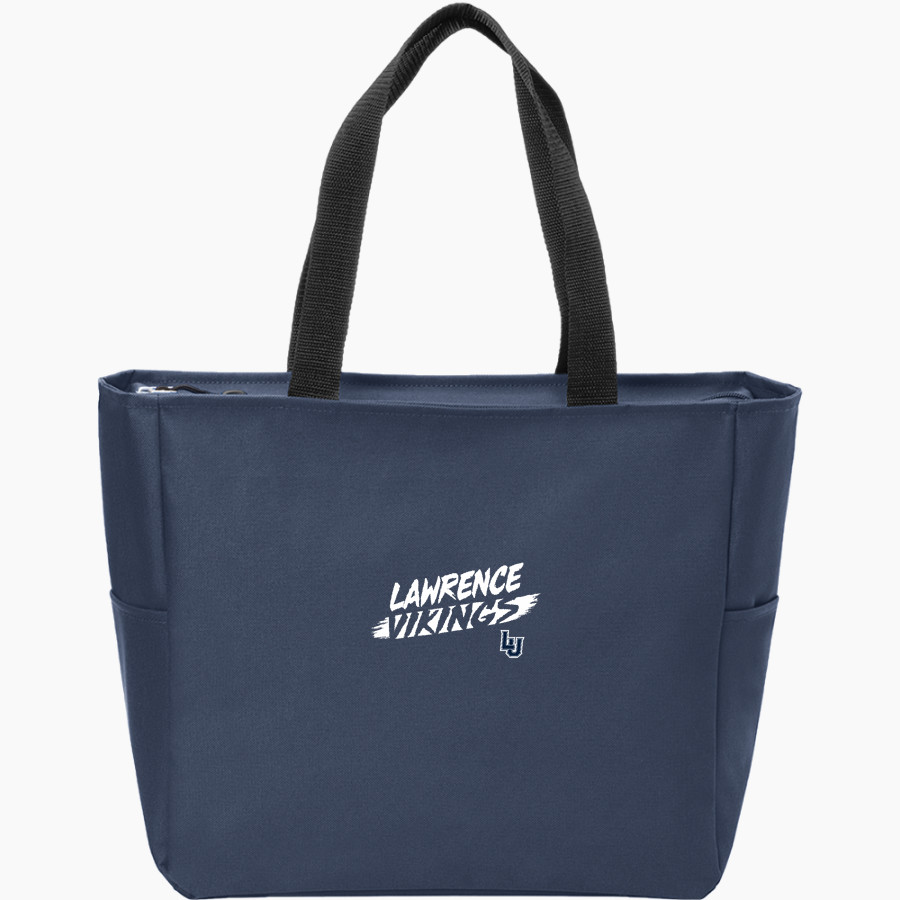 Lawrence University Vikings Online Store Port Authority Essential Zip Tote