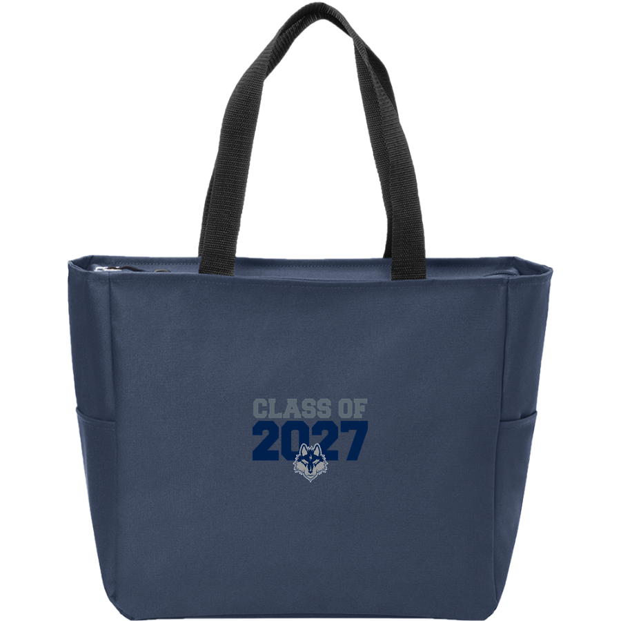 Barker Wolves <span class="pdp-name-mascot">Barker Wolves</span> Port Authority Essential Zip Tote