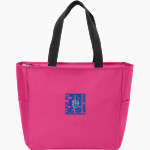 Divine Savior Academy Sharks Port Authority Essential Zip Tote Front Thumbnail