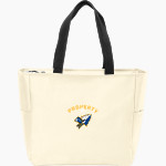 CRETE-MONEE HIGH SCHOOL WARRIORS <span class="pdp-name-mascot">CRETE - MONEE WARRIORS</span> Port Authority Essential Zip Tote Front Thumbnail