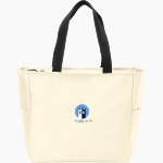First Baptist First Baptist Church <span class="pdp-name-mascot">First Baptist Church of New Bern</span> Port Authority Essential Zip Tote Front Thumbnail