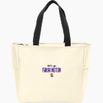 FARMINGTON HIGH SCHOOL FARMERS <span class="pdp-name-mascot">FARMINGTON FARMERS</span> Port Authority Essential Zip Tote Front Thumbnail