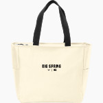 BIG SPRING HIGH SCHOOL STEERS <span class="pdp-name-mascot">BIG SPRING STEERS</span> Port Authority Essential Zip Tote Front Thumbnail