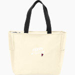 PERRY HIGH SCHOOL MAROONS Port Authority Essential Zip Tote Front Thumbnail