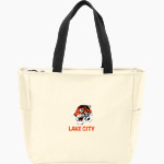 LAKE CITY HIGH SCHOOL TIGERS <span class="pdp-name-mascot">LAKE CITY TIGERS</span> Port Authority Essential Zip Tote Front Thumbnail