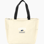 XAVIER HIGH SCHOOL HAWKS Port Authority Essential Zip Tote Front Thumbnail