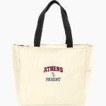 Athens Hornets <span class="pdp-name-mascot">Athens Hornets</span> Port Authority Essential Zip Tote Front Thumbnail
