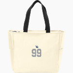 YELLOW SPRINGS HIGH SCHOOL BULLDOGS <span class="pdp-name-mascot">YELLOW SPRINGS BULLDOGS</span> Port Authority Essential Zip Tote Front Thumbnail