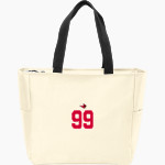 Pope Francis Cardinals Port Authority Essential Zip Tote Front Thumbnail