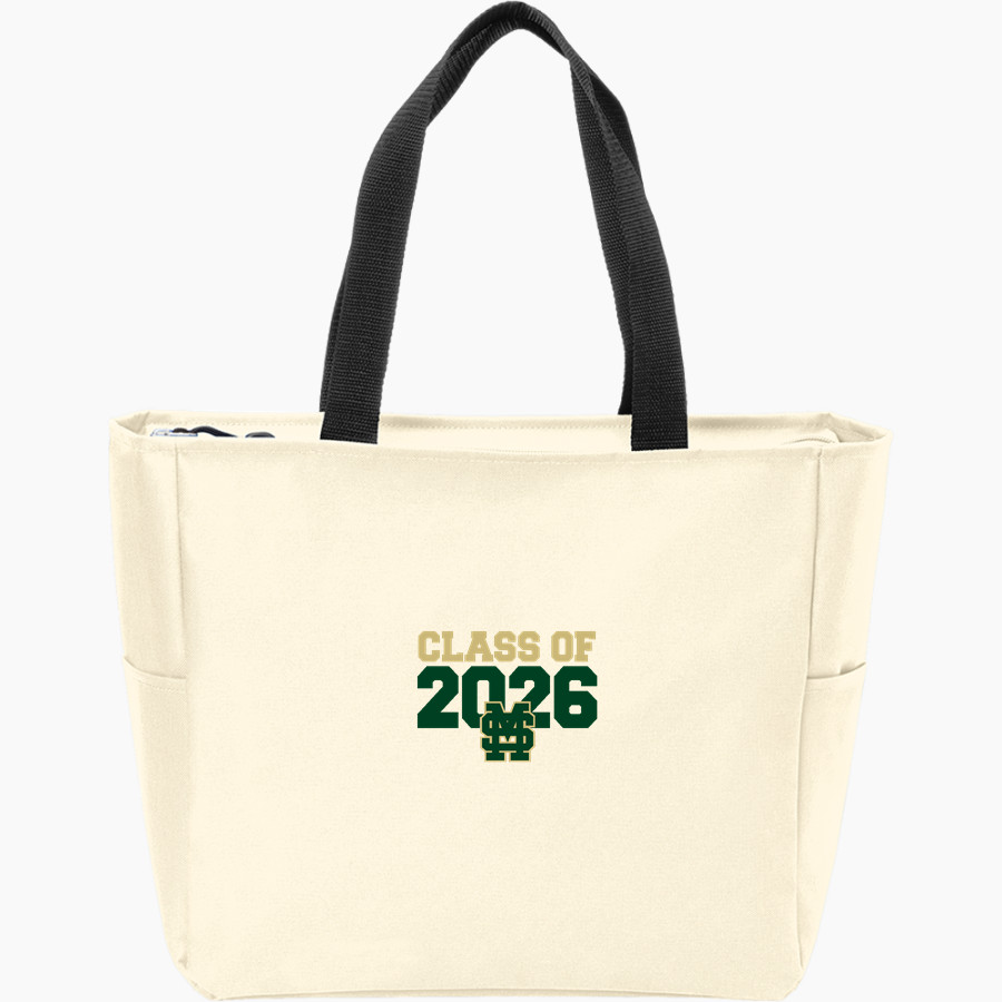 MINERAL SPRINGS HIGH SCHOOL HORNETS <span class="pdp-name-mascot">MINERAL SPRINGS HORNETS</span> Port Authority Essential Zip Tote