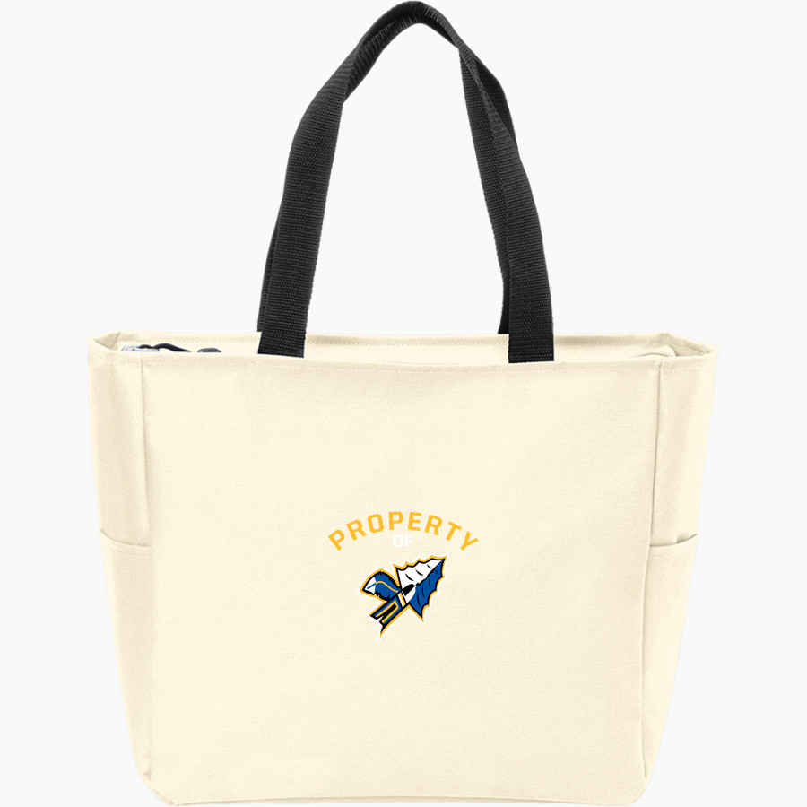 CRETE-MONEE HIGH SCHOOL WARRIORS <span class="pdp-name-mascot">CRETE - MONEE WARRIORS</span> Port Authority Essential Zip Tote