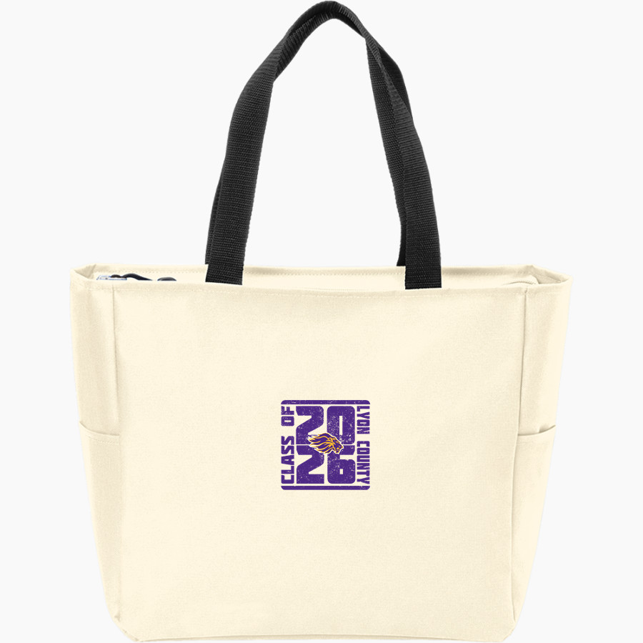LYON COUNTY HIGH SCHOOL LYONS Port Authority Essential Zip Tote