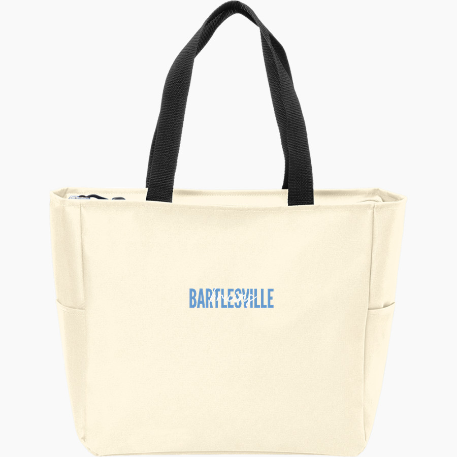 BARTLESVILLE HIGH SCHOOL BRUINS <span class="pdp-name-mascot">BARTLESVILLE BRUINS</span> Port Authority Essential Zip Tote