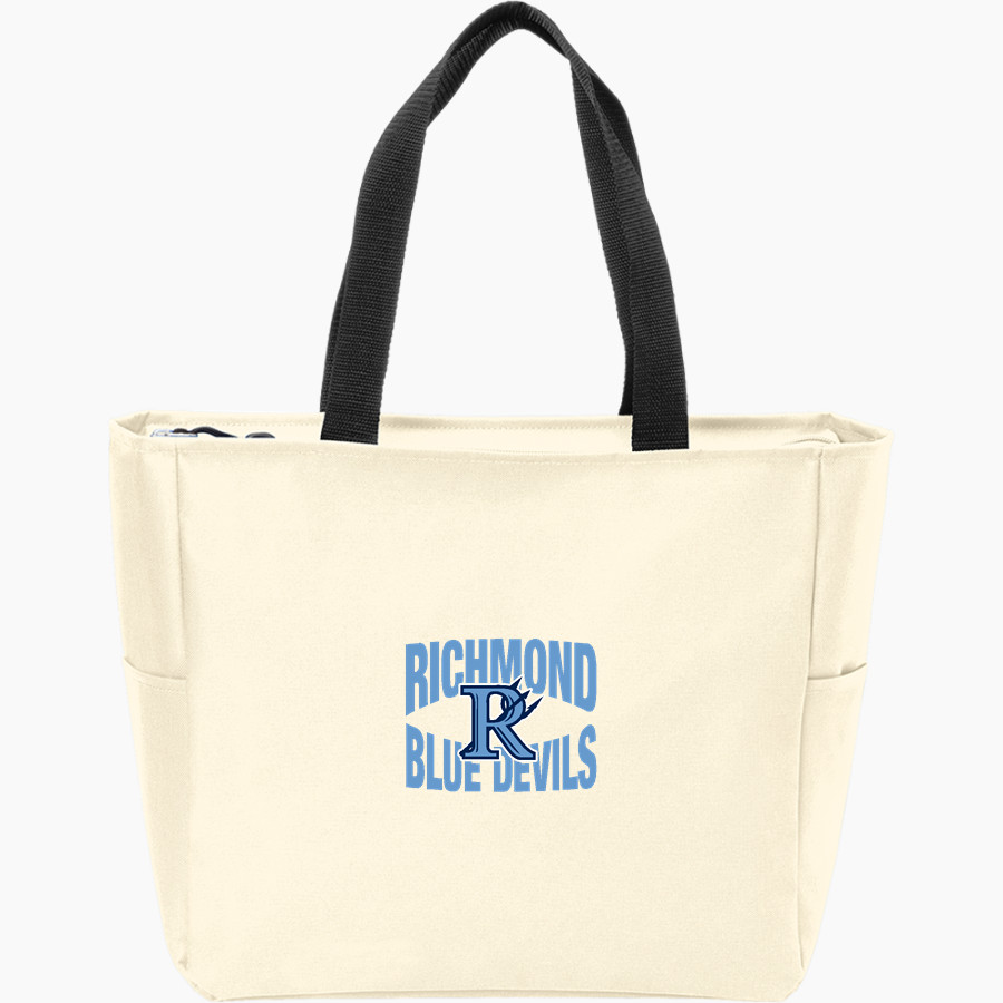 RICHMOND HIGH SCHOOL BLUE DEVILS <span class="pdp-name-mascot">RICHMOND BLUE DEVILS</span> Port Authority Essential Zip Tote