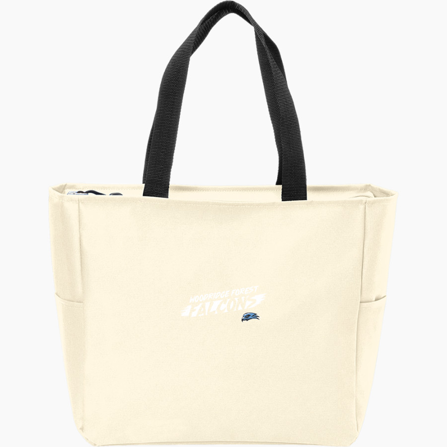 Woodridge Forest Falcons Online Store <span class="pdp-name-mascot">Woodridge Forest Falcons</span> Port Authority Essential Zip Tote