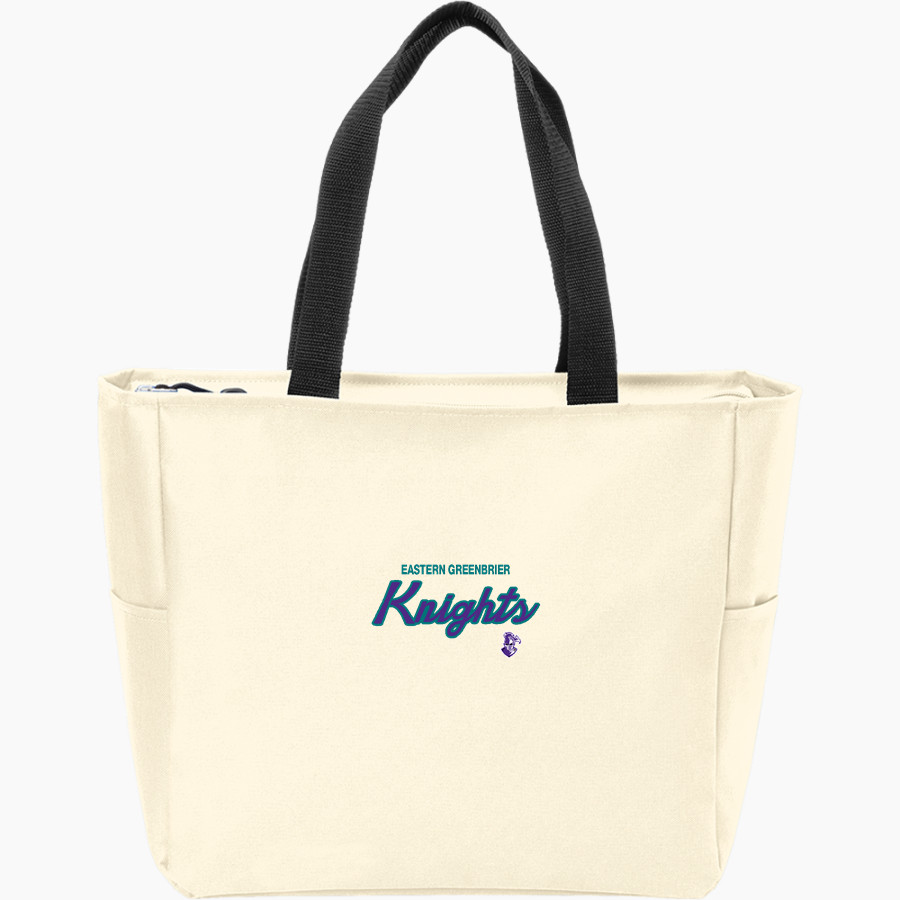 Eastern Greenbrier Knights <span class="pdp-name-mascot">Eastern Greenbrier Knights</span> Port Authority Essential Zip Tote