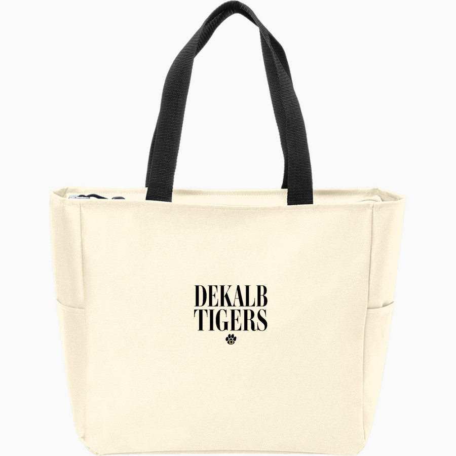 DEKALB HIGH SCHOOL TIGERS <span class="pdp-name-mascot">DEKALB TIGERS</span> Port Authority Essential Zip Tote