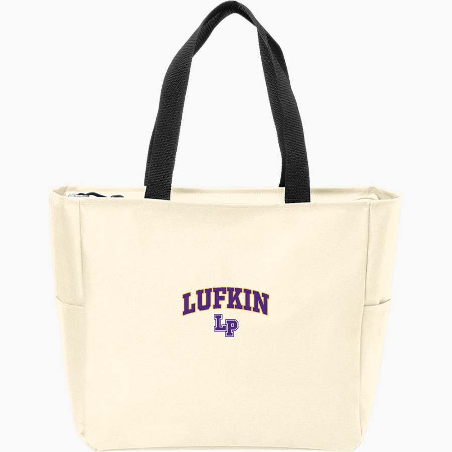 LUFKIN HIGH SCHOOL PANTHERS <span class="pdp-name-mascot">LUFKIN PANTHERS</span> Port Authority Essential Zip Tote