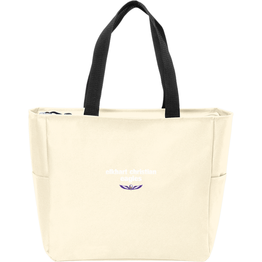 Elkhart Christian Eagles <span class="pdp-name-mascot">Elkhart Christian Eagles</span> Port Authority Essential Zip Tote