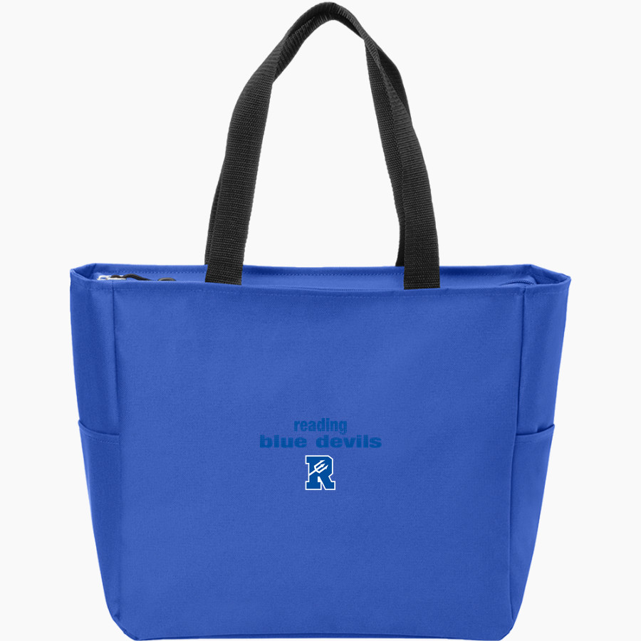 READING SENIOR HIGH SCHOOL BLUE DEVILS <span class="pdp-name-mascot">READING BLUE DEVILS</span> Port Authority Essential Zip Tote