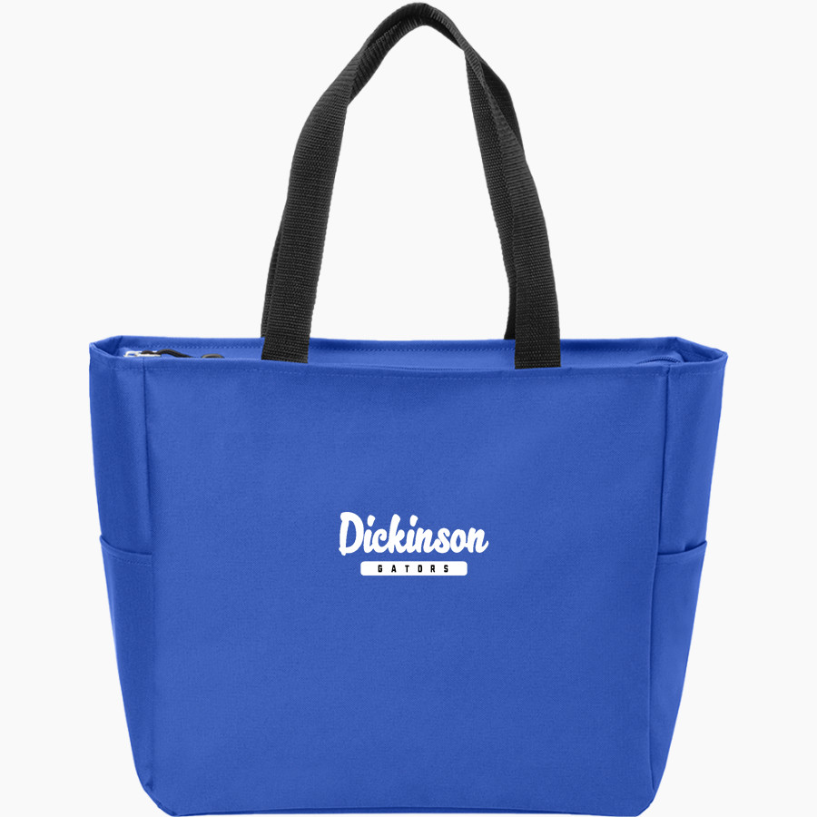 DICKINSON HIGH SCHOOL GATORS <span class="pdp-name-mascot">DICKINSON GATORS</span> Port Authority Essential Zip Tote