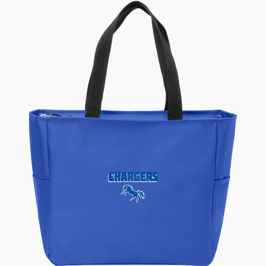 CRAFTSBURY ACADEMY CHARGERS <span class="pdp-name-mascot">CRAFTSBURY ACADEMY CHARGERS</span> Port Authority Essential Zip Tote