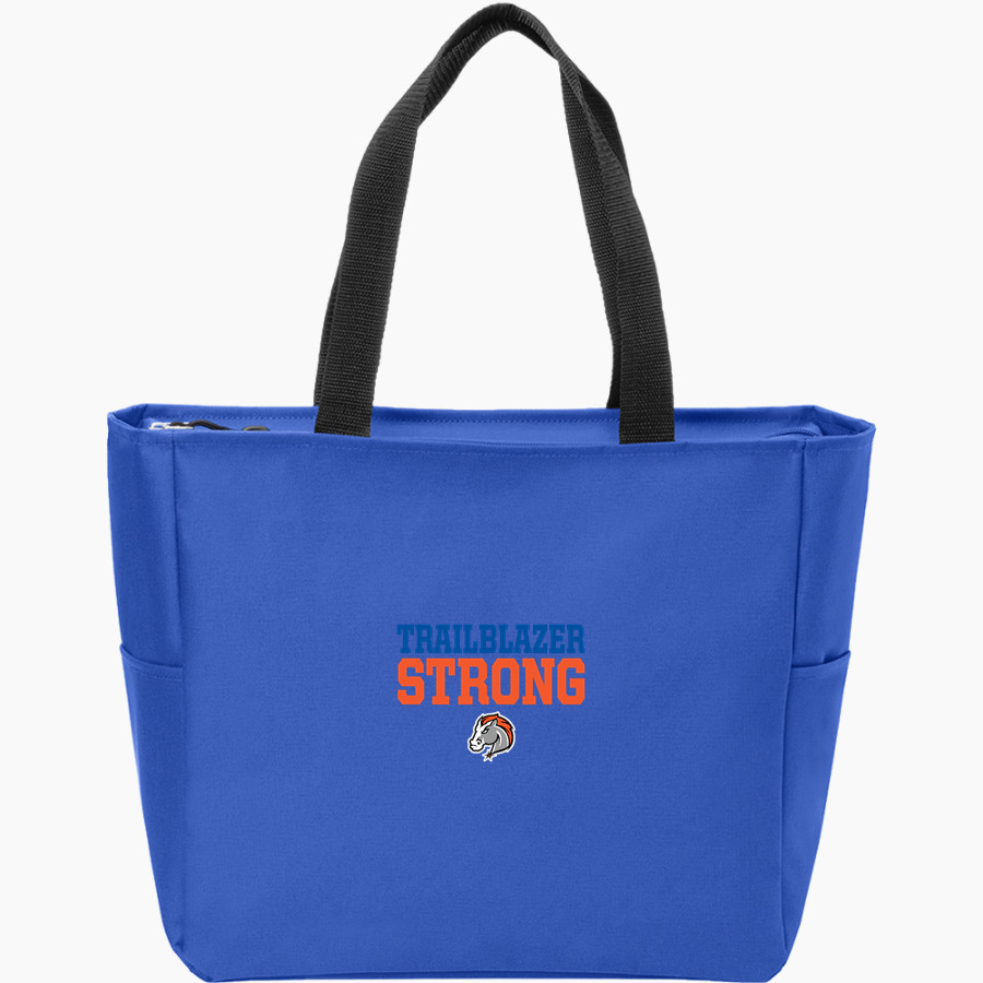 YES PREP NORTH CENTRAL HIGH SCHOOL TRAILBLAZERS <span class="pdp-name-mascot">YES PREP NORTH TRAILBLAZERS</span> Port Authority Essential Zip Tote
