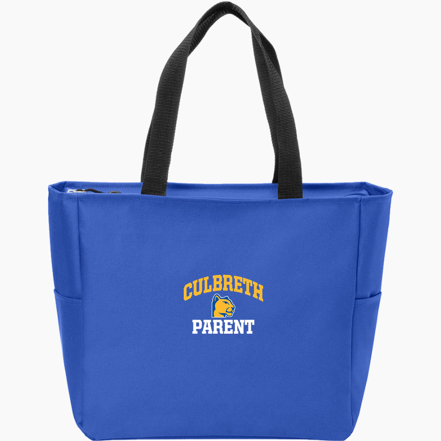 CULBRETH Cougars <span class="pdp-name-mascot">GREY CULBRETH MIDDLE SCHOOL Cougars</span> Port Authority Essential Zip Tote
