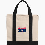 Sioux Falls Storm Storm <span class="pdp-name-mascot">Sioux Falls Storm</span> Port Authority Cotton Canvas Two-Tone Tote Front Thumbnail