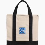 Rochester Prep Exclusive Rochester Prep Port Authority Cotton Canvas Two-Tone Tote Front Thumbnail