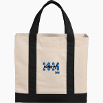 UAH Chargers <span class="pdp-name-mascot">University of Alabama Chargers</span> Port Authority Cotton Canvas Two-Tone Tote Front Thumbnail