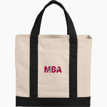 Montgomery Bell Academy Online Apparel Store <span class="pdp-name-mascot">Montgomery Bell Academy Big Red</span> Port Authority Cotton Canvas Two-Tone Tote Front Thumbnail