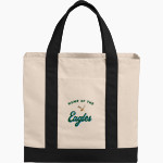 Evergreen Lutheran Eagles Port Authority Cotton Canvas Two-Tone Tote Front Thumbnail