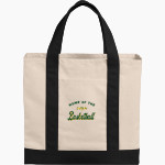 Smithfield Basketball Association Port Authority Cotton Canvas Two-Tone Tote Front Thumbnail