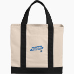 Zion Lutheran Raiders Port Authority Cotton Canvas Two-Tone Tote Front Thumbnail