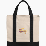 Wilson Tigers Port Authority Cotton Canvas Two-Tone Tote Front Thumbnail