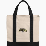 POTTSVILLE HIGH SCHOOL APACHES <span class="pdp-name-mascot">POTTSVILLE APACHES</span> Port Authority Cotton Canvas Two-Tone Tote Front Thumbnail