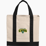 Catholic High home of the Cubs <span class="pdp-name-mascot">Catholic High Cubs</span> Port Authority Cotton Canvas Two-Tone Tote Front Thumbnail