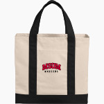 MSUM Dragons <span class="pdp-name-mascot">MSUM Dragons</span> Port Authority Cotton Canvas Two-Tone Tote Front Thumbnail