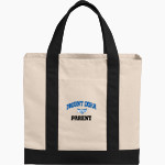 Mount Dora Eagles <span class="pdp-name-mascot">Mount Dora Eagles</span> Port Authority Cotton Canvas Two-Tone Tote Front Thumbnail