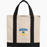 Mokapu Ae'o <span class="pdp-name-mascot">Mōkapu Elementary Ae'o</span> Port Authority Cotton Canvas Two-Tone Tote Front Thumbnail