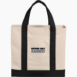 Nathan Hale Rangers <span class="pdp-name-mascot">Nathan Hale Rangers</span> Port Authority Cotton Canvas Two-Tone Tote Front Thumbnail