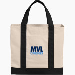 MVL Chargers <span class="pdp-name-mascot">MVL Chargers</span> Port Authority Cotton Canvas Two-Tone Tote Front Thumbnail