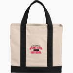 WILMOT UNION HIGH SCHOOL PANTHERS <span class="pdp-name-mascot">WILMOT PANTHERS</span> Port Authority Cotton Canvas Two-Tone Tote Front Thumbnail