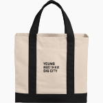 Young Brother Big City Young Brother Big Ci <span class="pdp-name-mascot">Young Brother Big City</span> Port Authority Cotton Canvas Two-Tone Tote Front Thumbnail