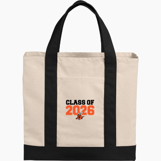 Port Authority Cotton Canvas Two-Tone Tote