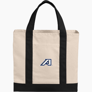 Port Authority Cotton Canvas Two-Tone Tote