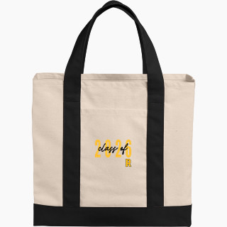 Port Authority Cotton Canvas Two-Tone Tote