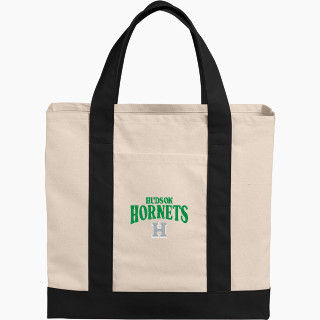 Port Authority Cotton Canvas Two-Tone Tote